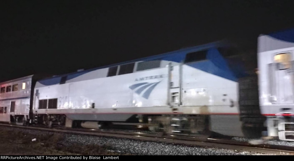 Amtrak P40DC on its final ride